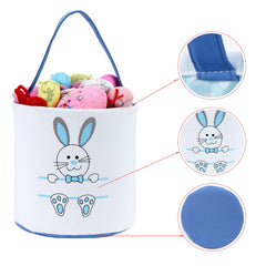 XinblueCo Easter Bunny Basket with eggs demonstrates versatile use for gifts and storage.