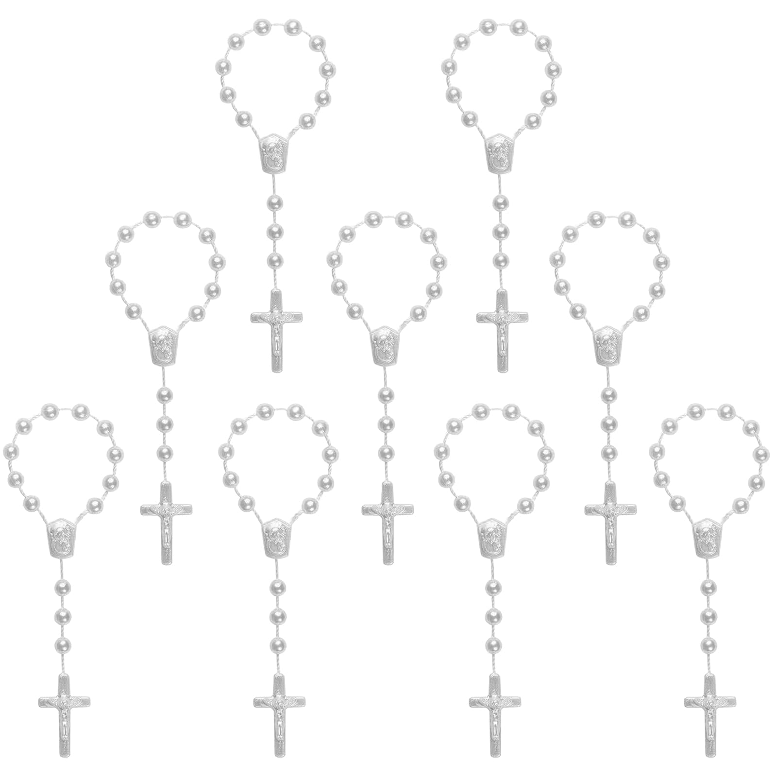 Xinhuida LSQ mini rosary beads with pearly finish for elegant keepsakes
