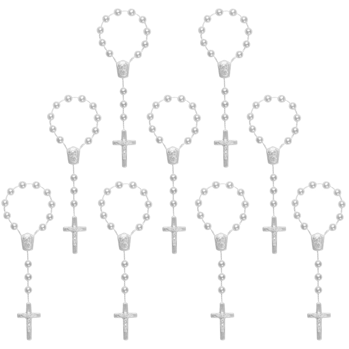 Xinhuida LSQ mini rosary beads with pearly finish for elegant keepsakes