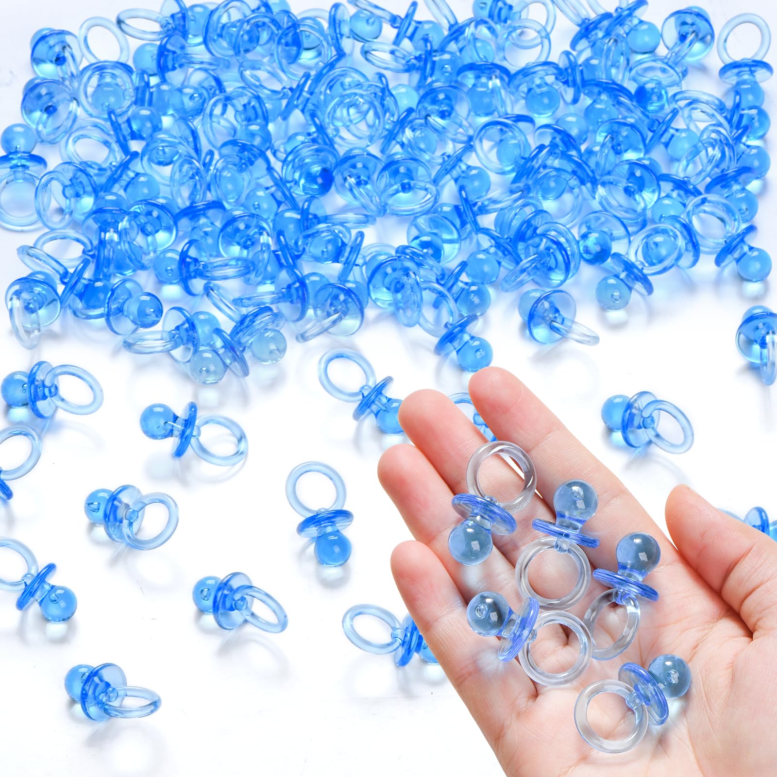 XINHUIDALSQ blue mini pacifiers for baby shower table scatter and games