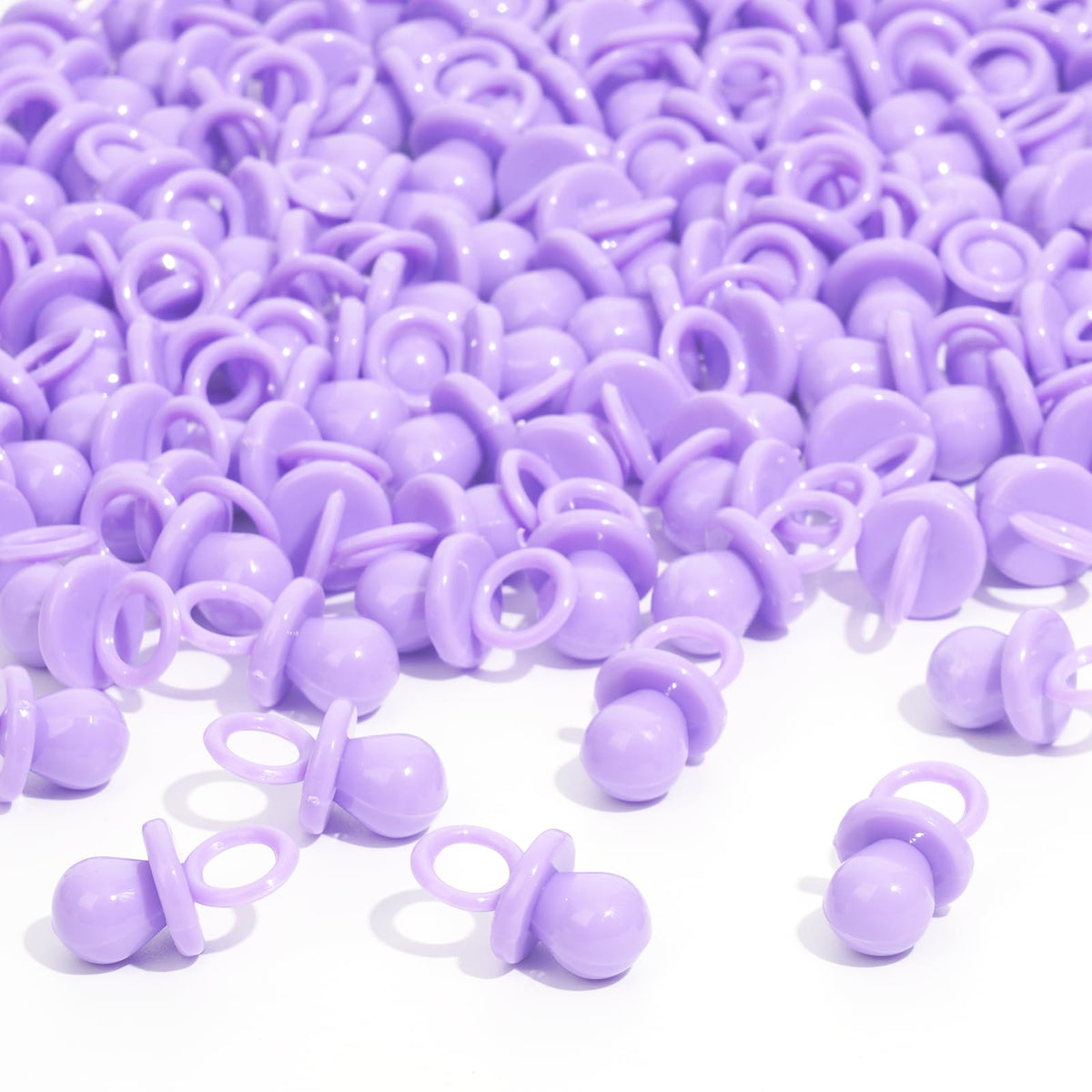 XINHUIDALSQ baby shower pacifiers 150-mini purple table scatter