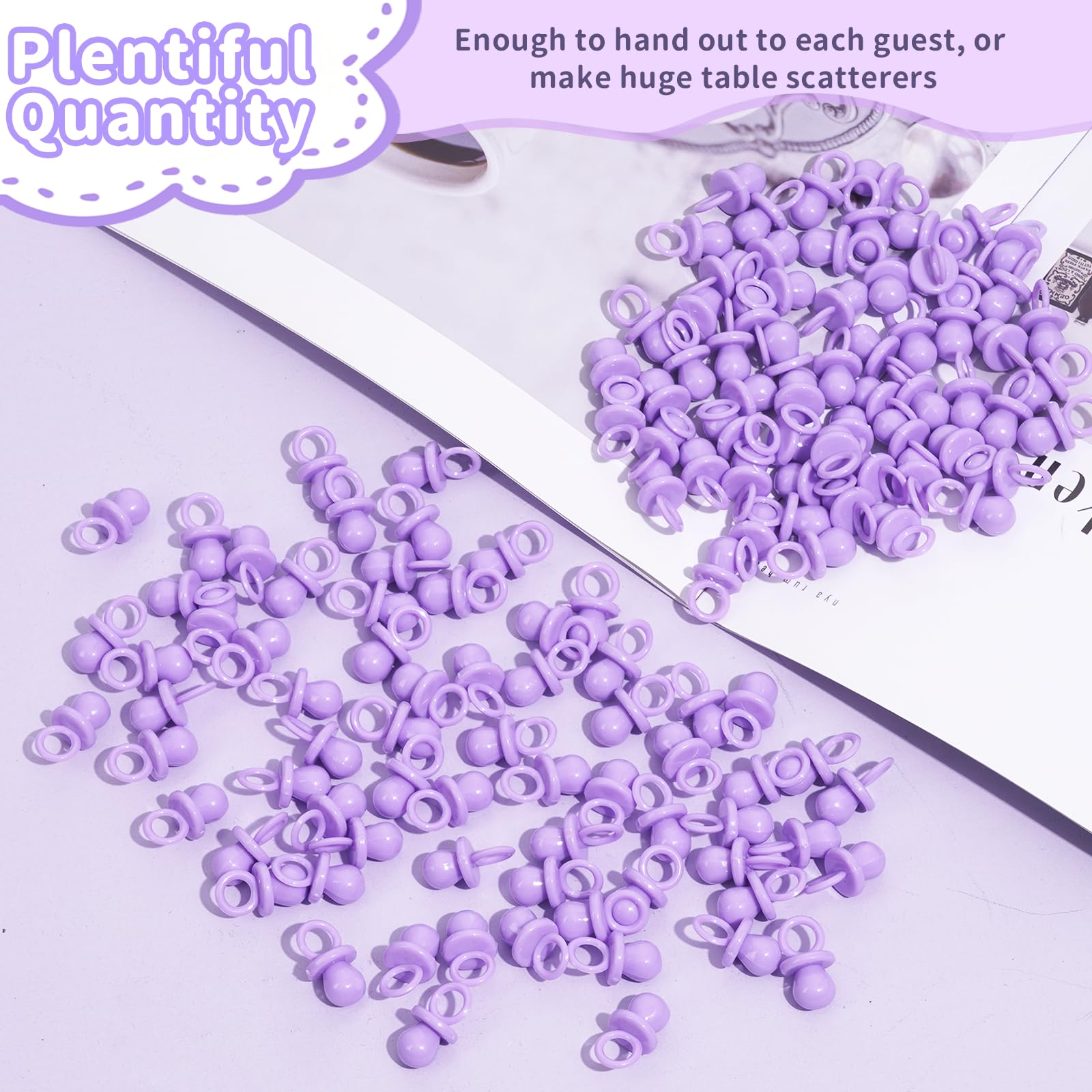 XINHUIDALSQ decorative pacifier display for baby shower and DIY decor