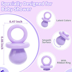 XINHUIDALSQ pacifiers for gender reveal game and party activities