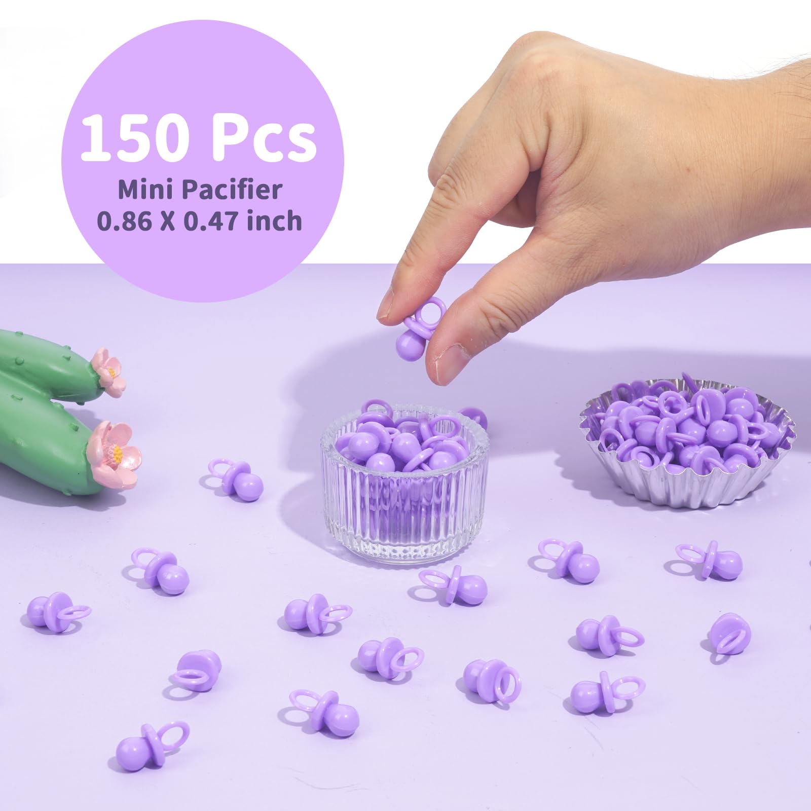 XINHUIDALSQ mini pacifier craft with ribbon threading for bracelets