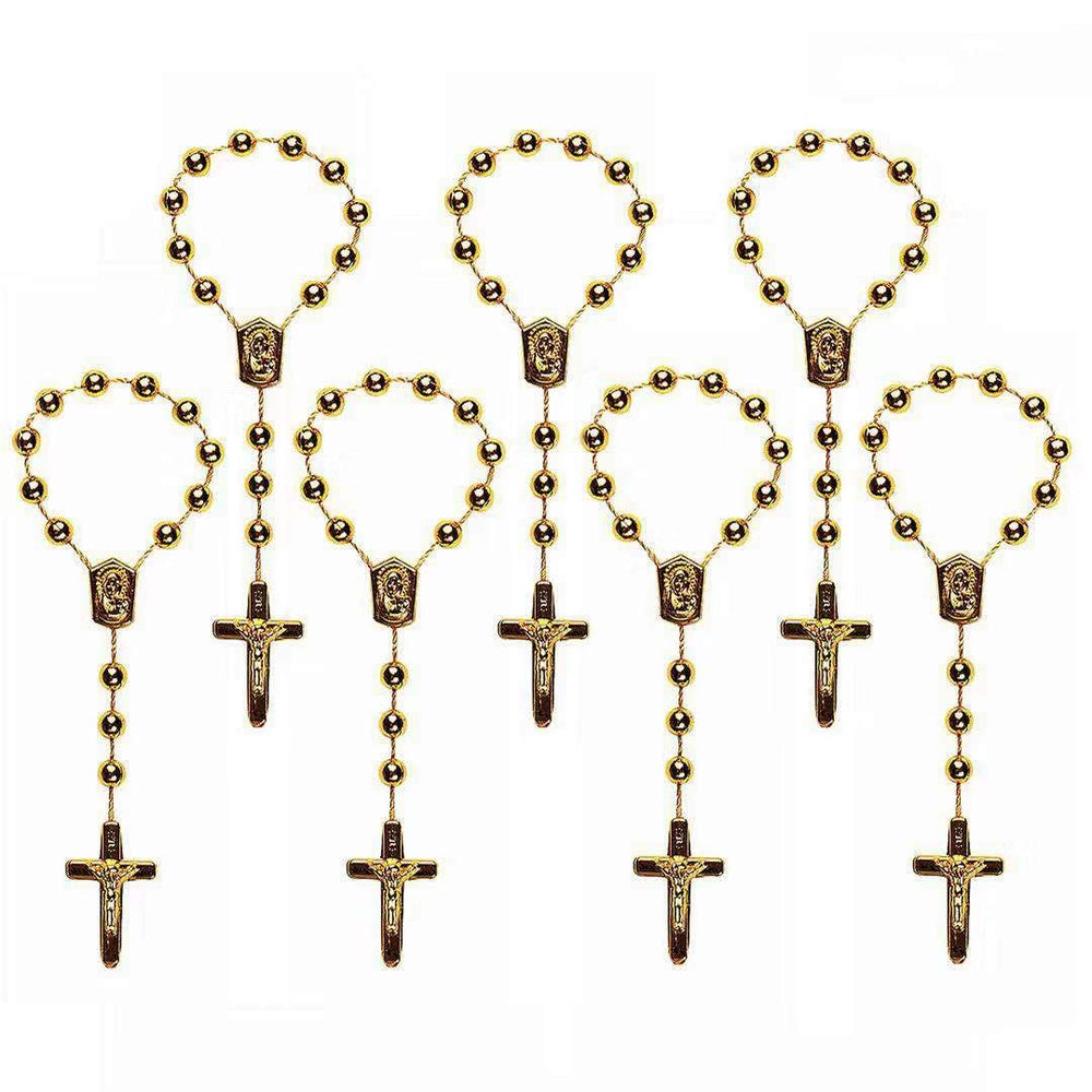 XINHUIDALSQ baptism and wedding favor rosary, thoughtful ceremony keepsake
