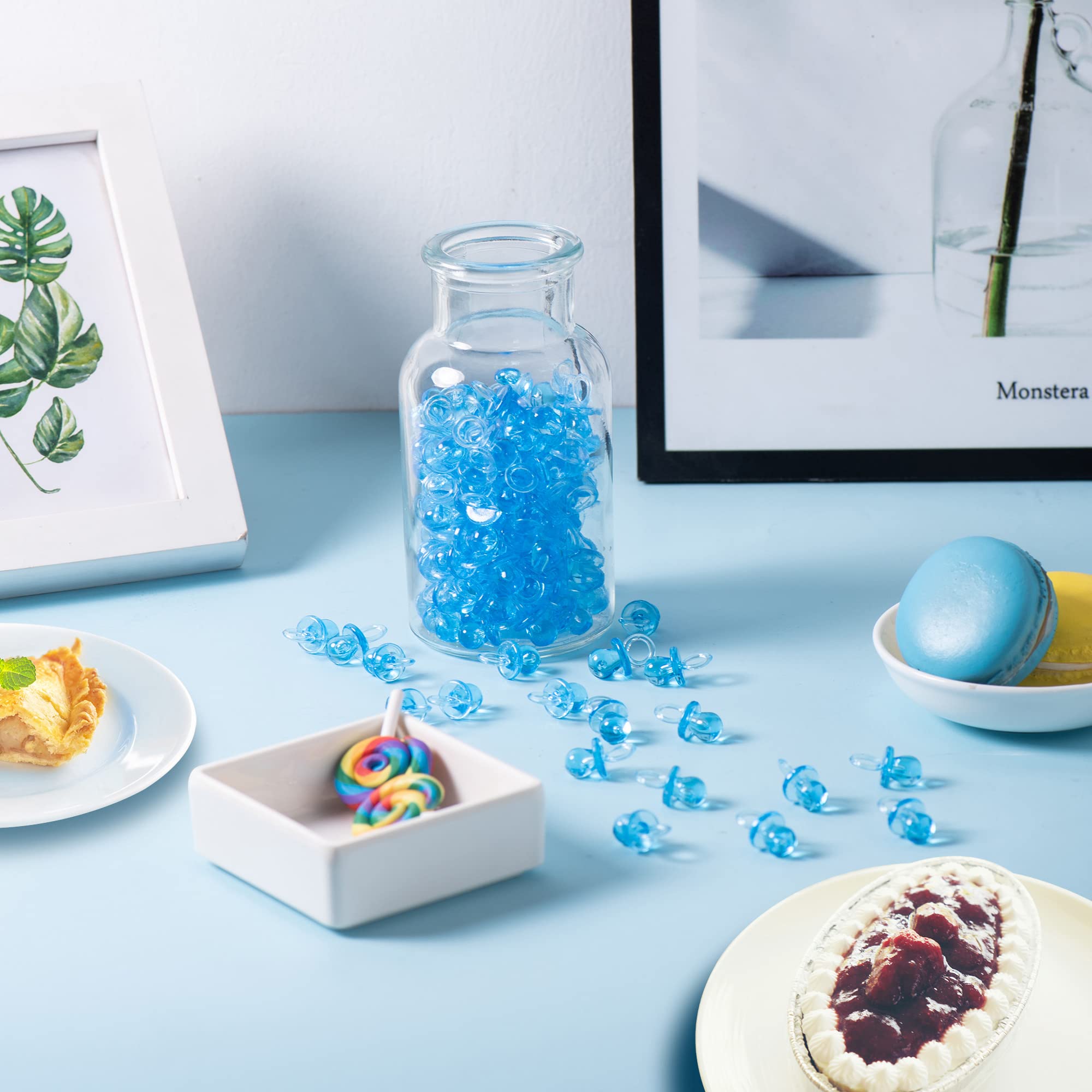 XINHUIDALSQ blue mini pacifiers for bracelets and necklaces