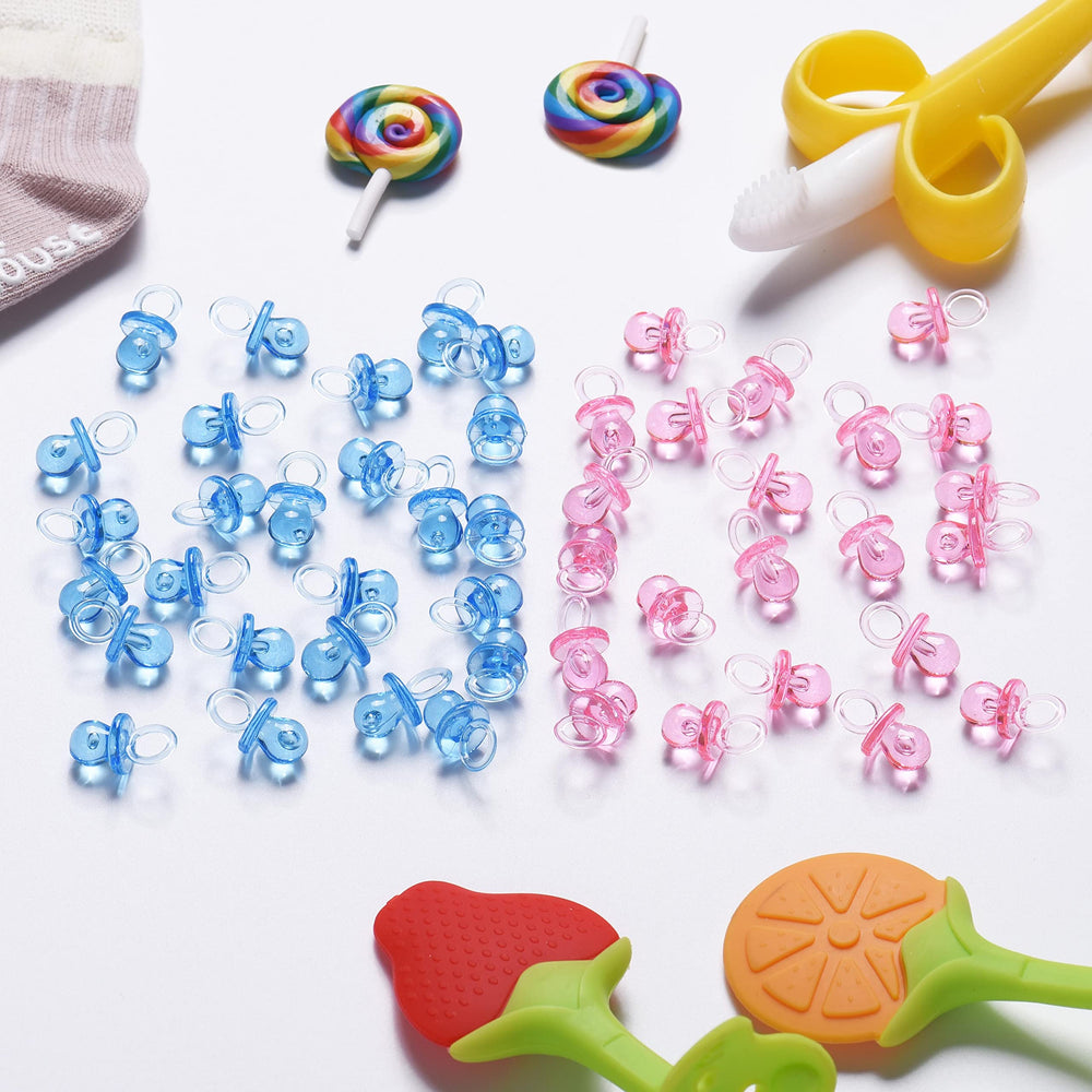 XINHUIDALSQ blue mini pacifiers as decorative table accents for events