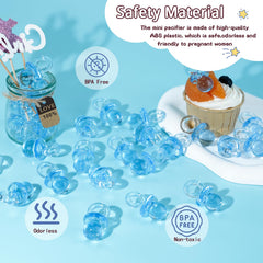 XINHUIDALSQ blue pacifier game for gender reveal moments