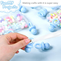 XINHUIDALSQ gender reveal pacifiers for hunt game with blue color