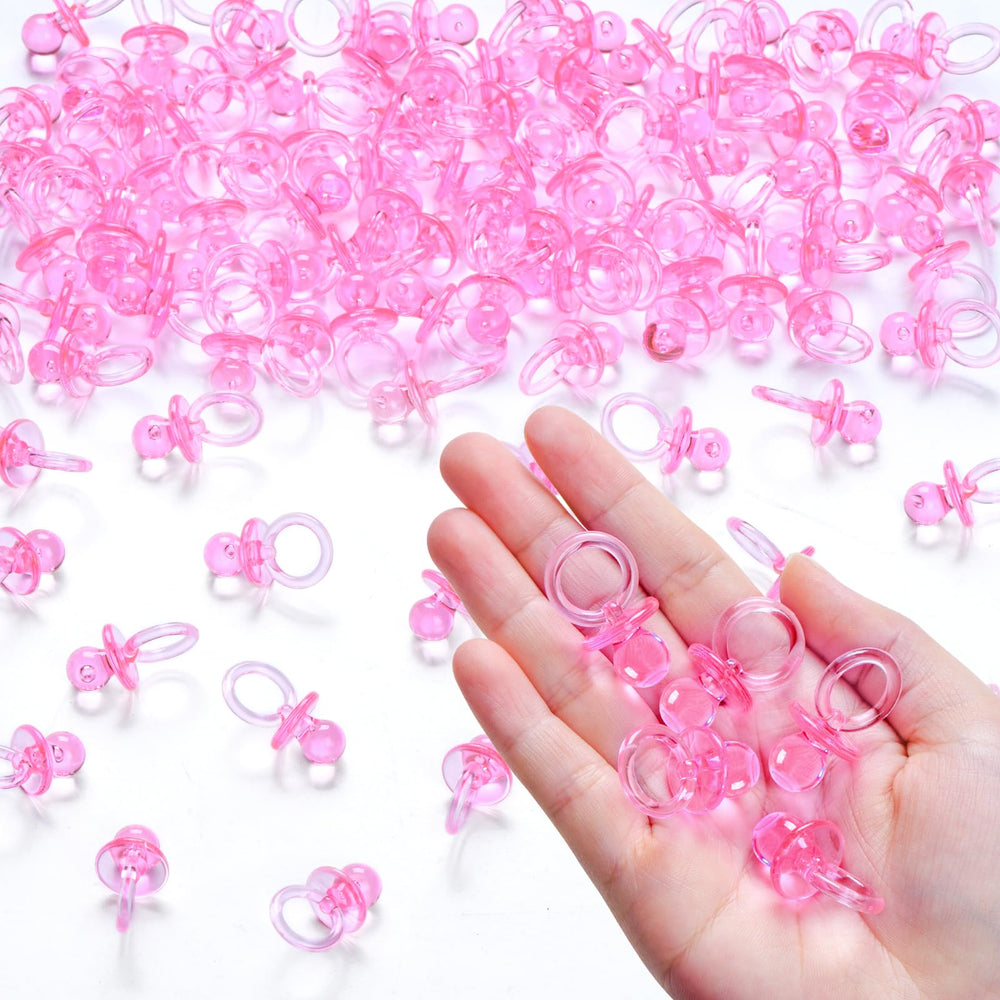 XINHUIDALSQ mini pacifiers pink table scatter for festive baby shower decorations