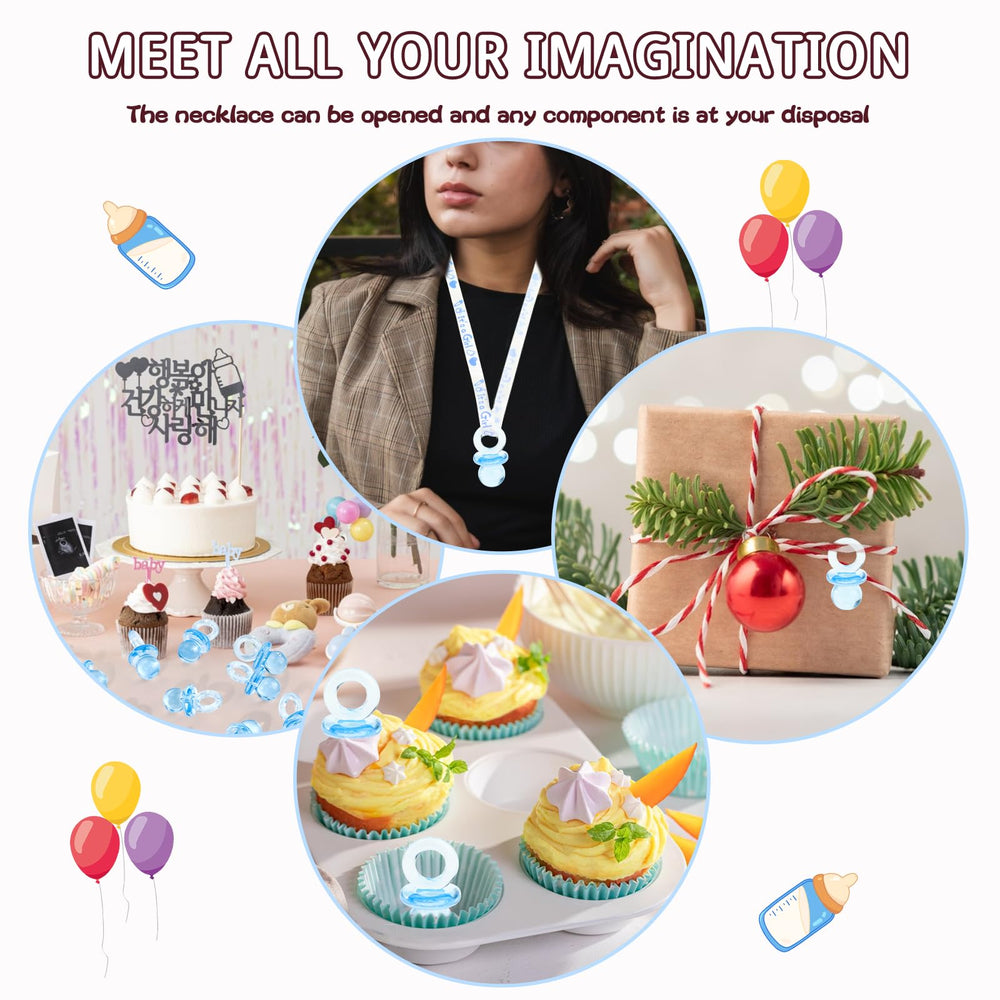 XINHUIDALSQ pacifier hunt prop for playful baby shower activity