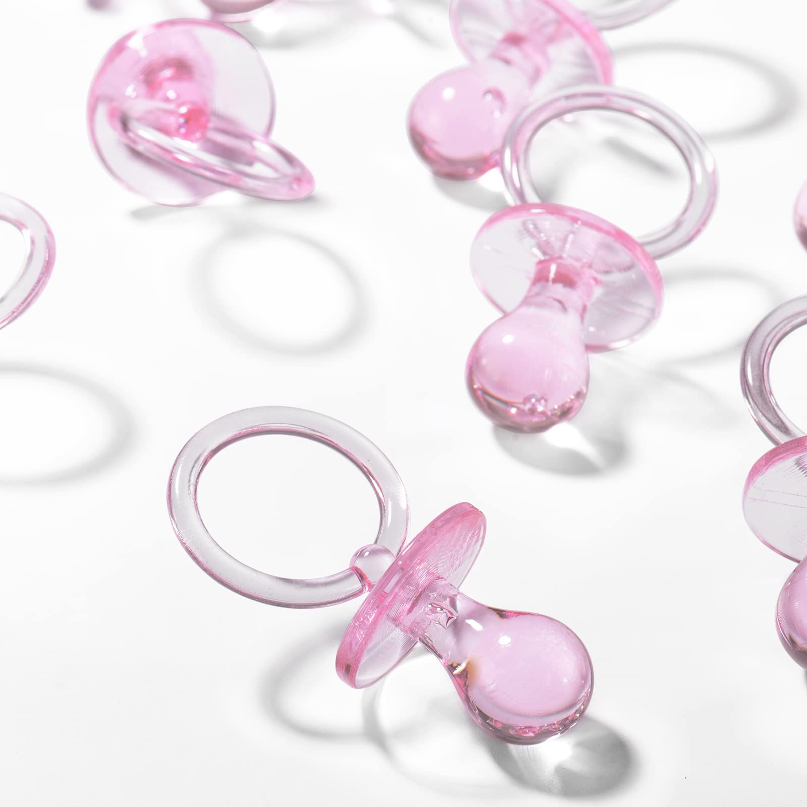 XINHUIDALSQ pacifiers pink table decor idea, enhances baby-themed celebrations