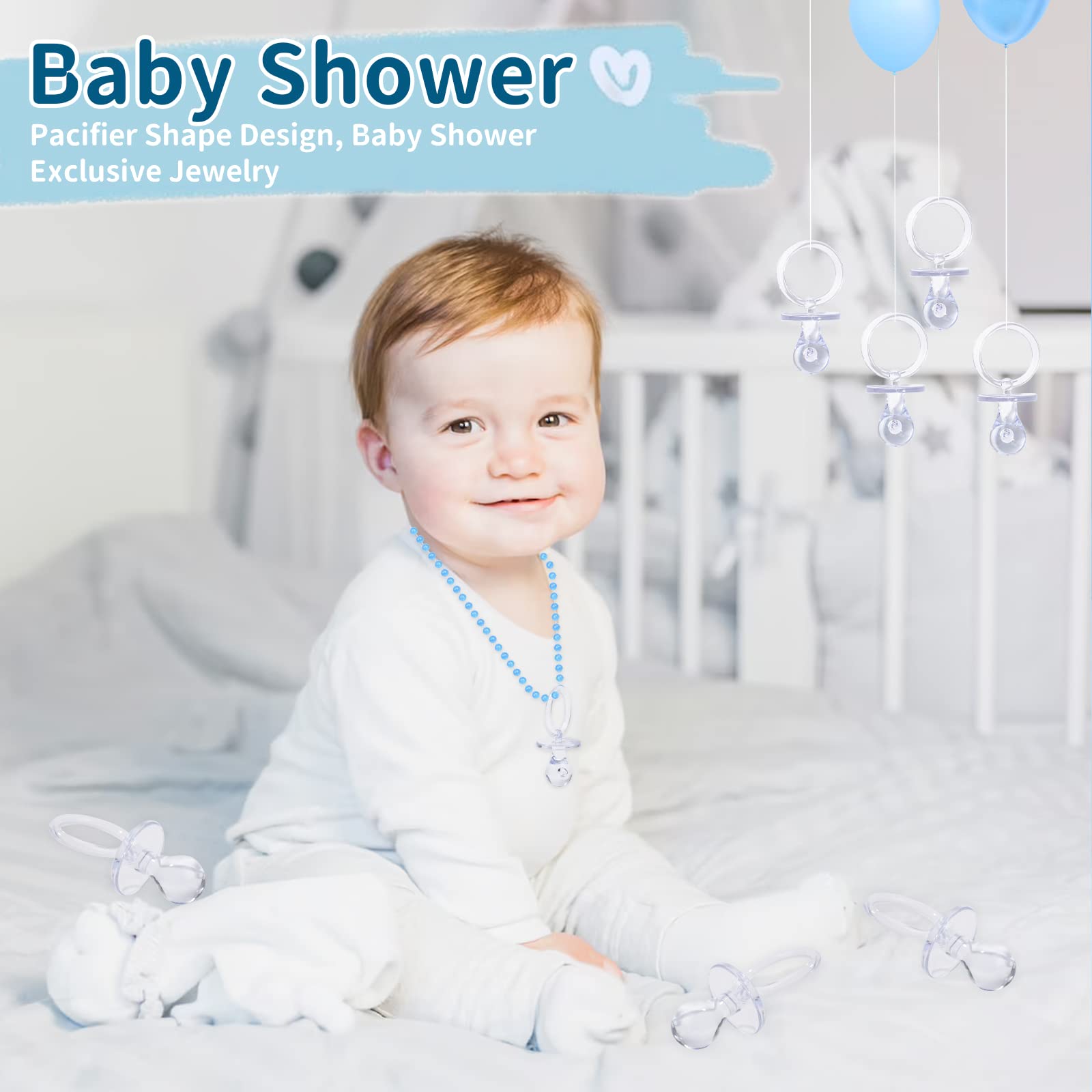 XINHUIDALSQ pacifiers table scatter decor — perfect for sprinkling across baby shower tables