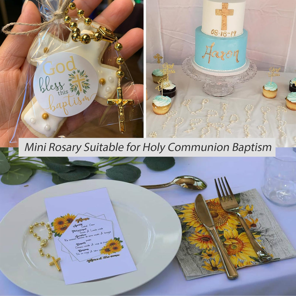 XINHUIDALSQ rosary packaging opp bags, individually bagged for gifting