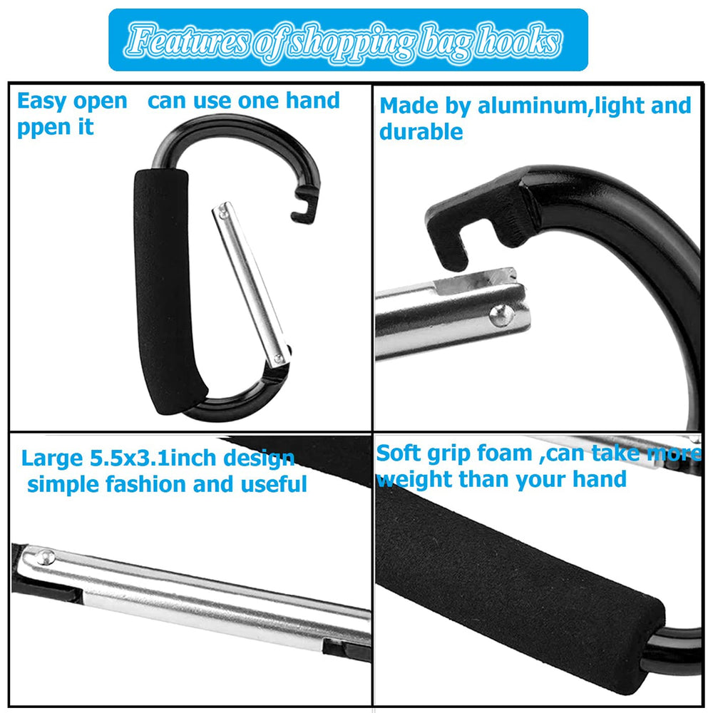 XINHUISHQZ hook holds water bottle and keys on the go.