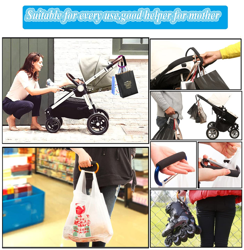 XINHUISHQZ attaches to stroller handle for tidy, accessible storage.