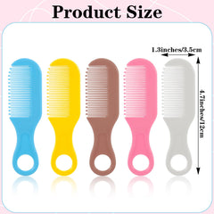 Xinjoduz blue comb with round tips for quick styling on the go.