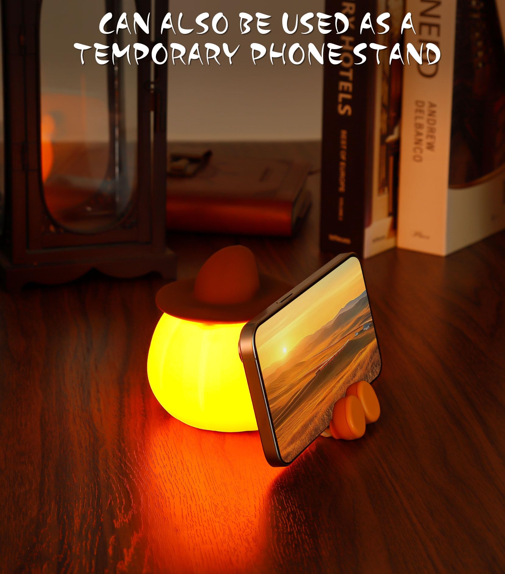 Xinjue portable pumpkin light as a compact travel companion