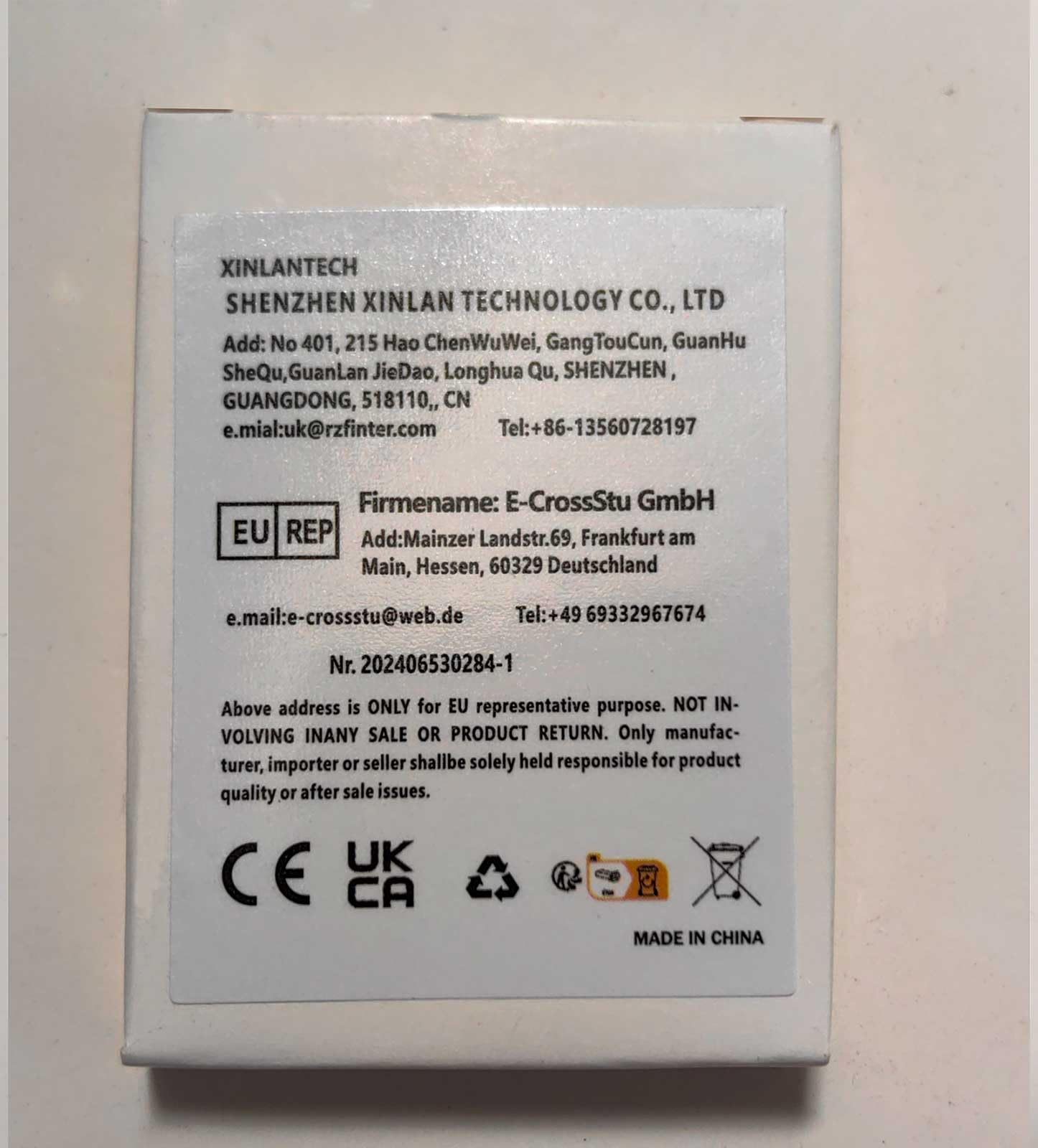 XINLANTECH 5000mAh battery pack powers multiple monitors and prolongs uptime.