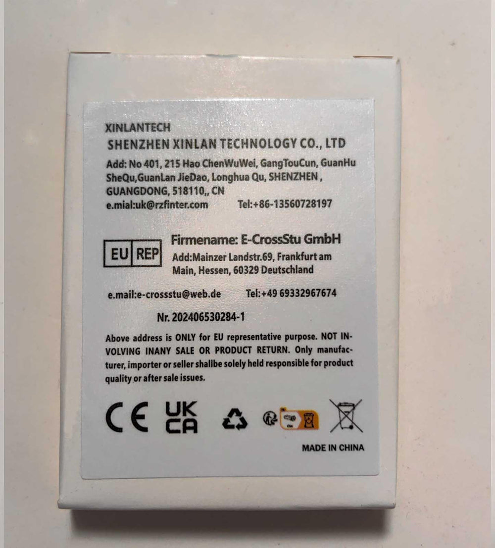 XINLANTECH 5000mAh battery pack powers multiple monitors and prolongs uptime.