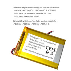 XINLANTECH battery replacement for LeapFrog LF930HD supports longer sessions and smoother audio.