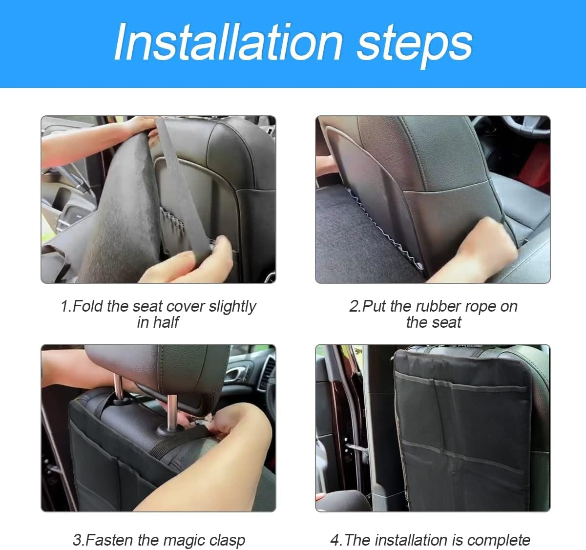 XINLIYA kick mat universal design fits most cars, SUVs, trucks.