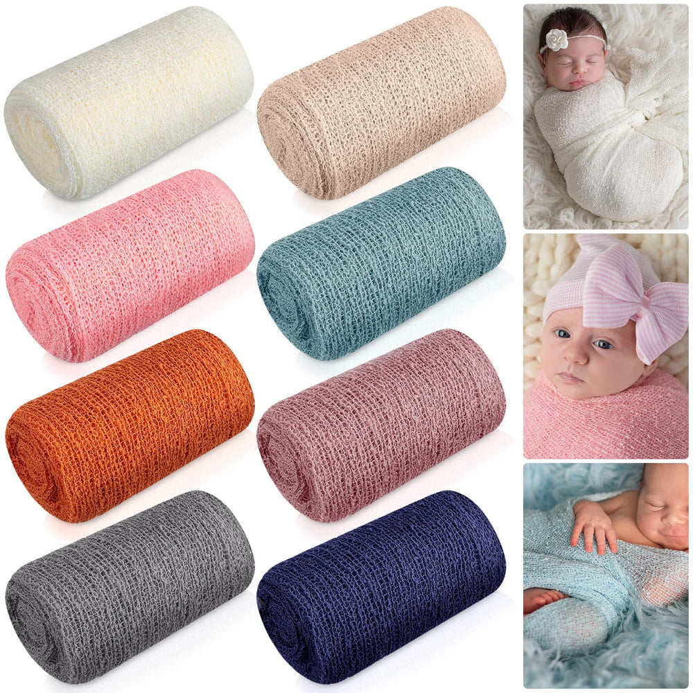 Xinnun newborn wrap soft ripple cream close-up for gentle photography