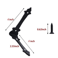 XKTIAN corner-bracket metal embellishment black detail enhances furniture design