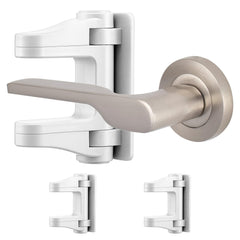 XLIUAX 2-pack door lock on white doors for child safety and peace of mind.