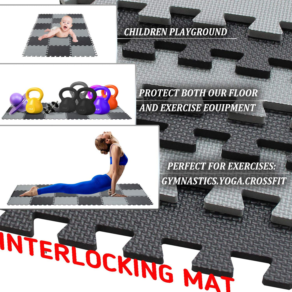 XMTMMD soft foam material highlights safety and non-toxic claims for kids.
