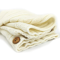 XMWEALTHY knit texture beige fabric highlighting ultra-soft comfort.