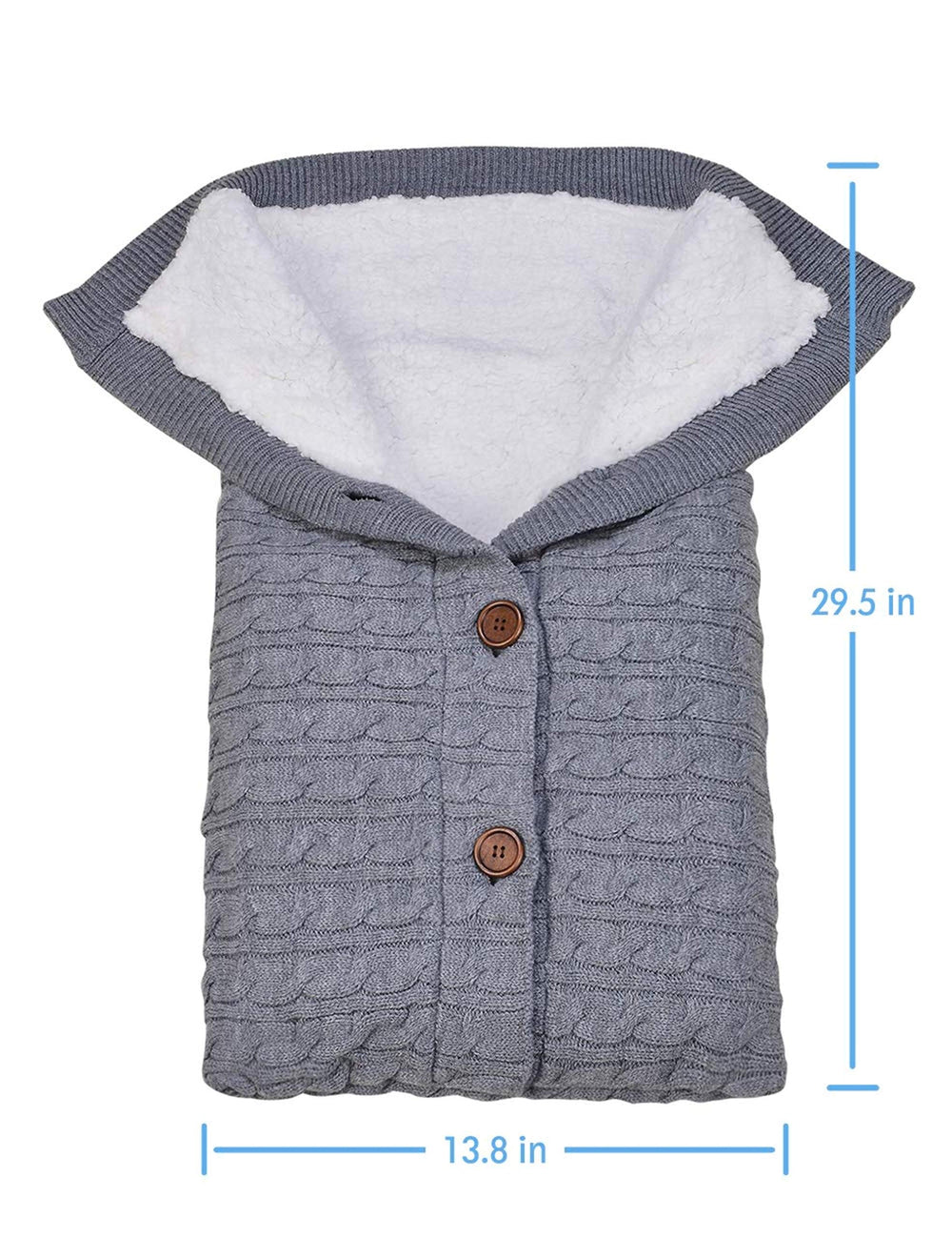 XMWEALTHY neutral baby blanket nursery gift-ready appeal.