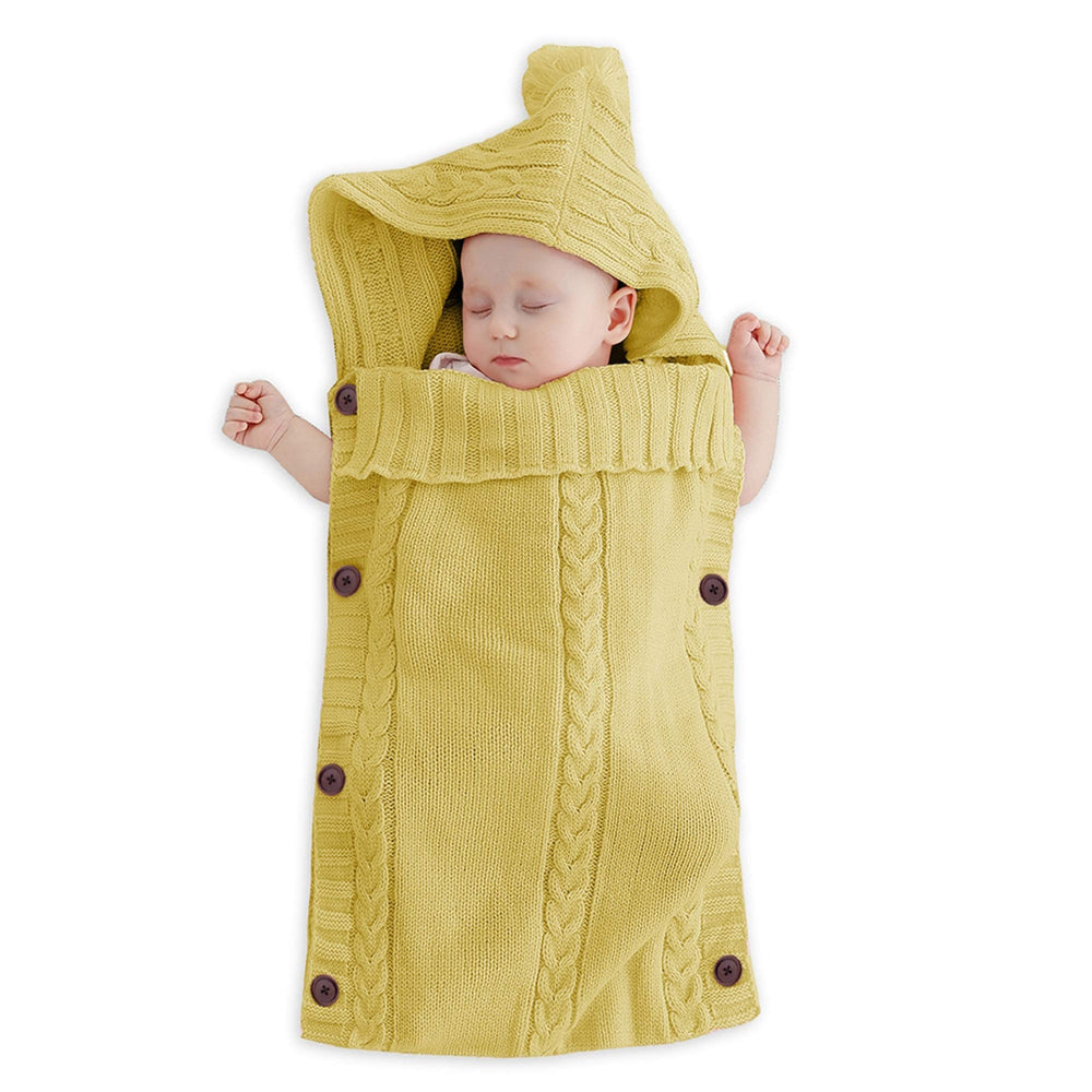 XMWEALTHY newborn wrap swaddle turmeric-ready for stroller outings.