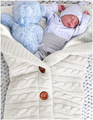XMWEALTHY swaddle blanket 75cm full-body coverage for newborns