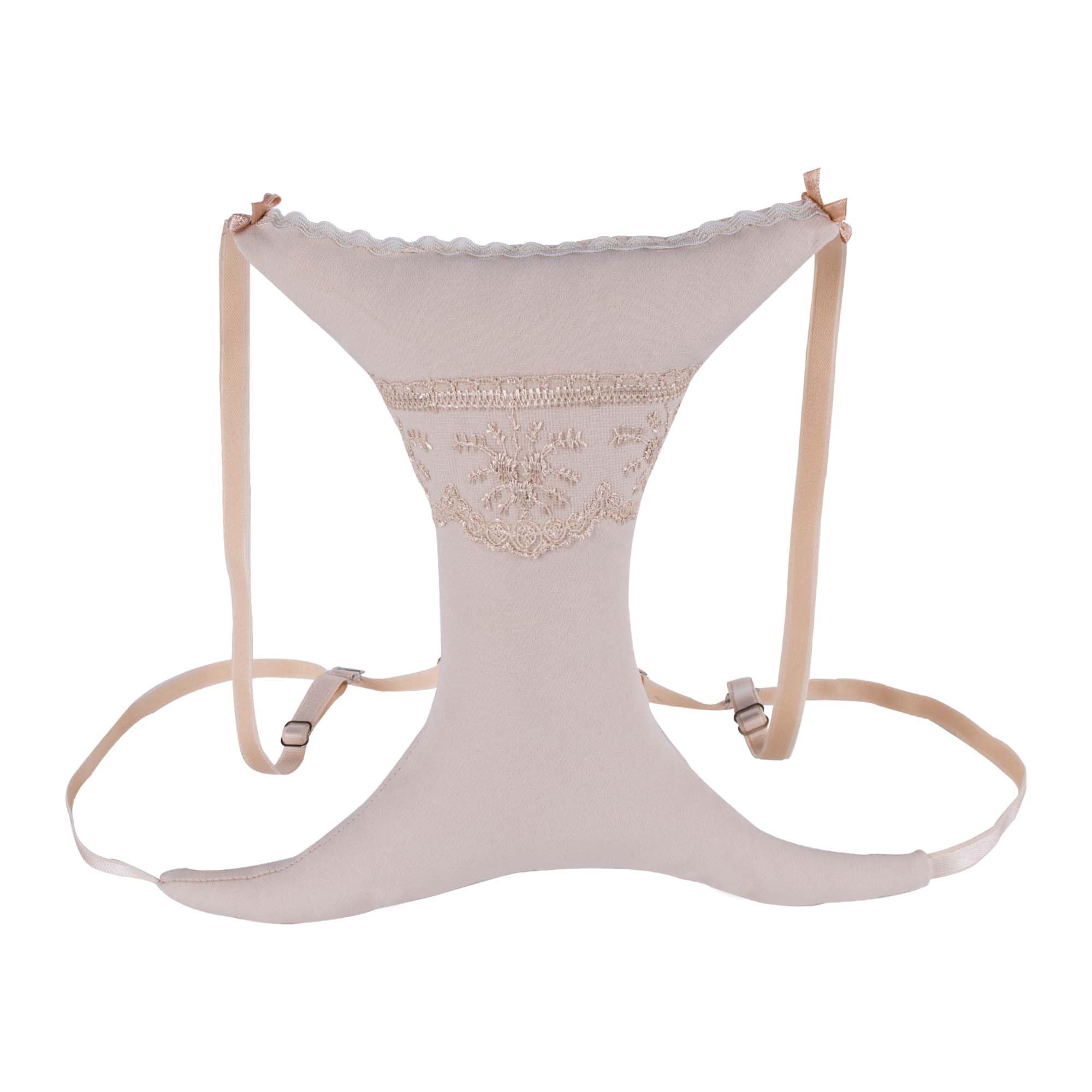 XORIA breast pillow designed for side sleepers showing gentle chest support for comfortable nightly positioning