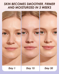 XPDGVS castor oil on face for hydration and dewy look