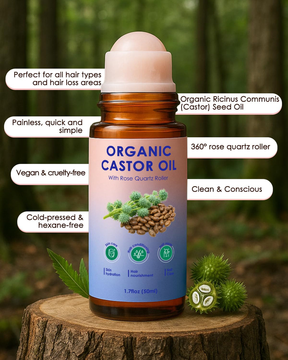 XPDGVS castor oil on lashes and brows for nourishment
