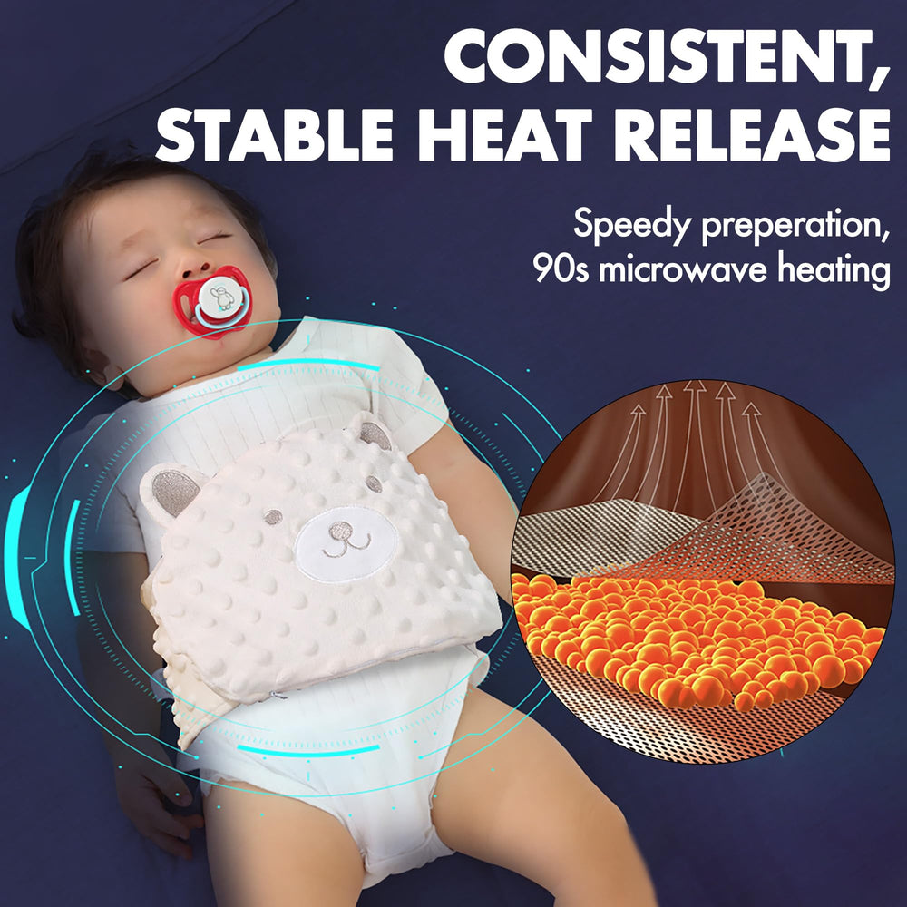 XSPECIAL microwave-ready heat pad offers 90 second warm relief