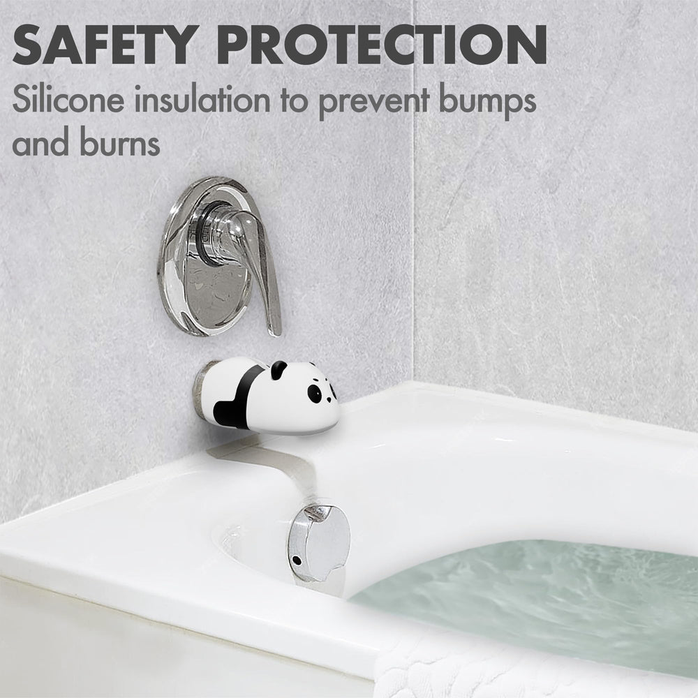 XPECIAL Panda faucet cover installation guide demonstrates quick fit