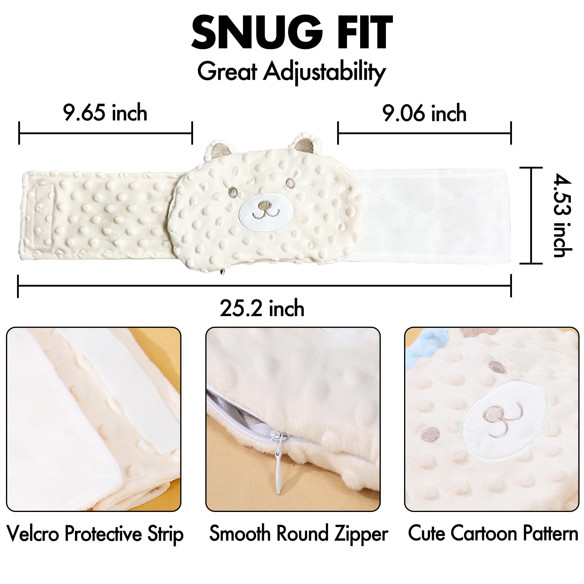 XSPECIAL Velcro and hidden zipper design for quiet secure wear