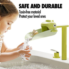 XPECIAL water-wheel flow adds playful water movement during handwashing.