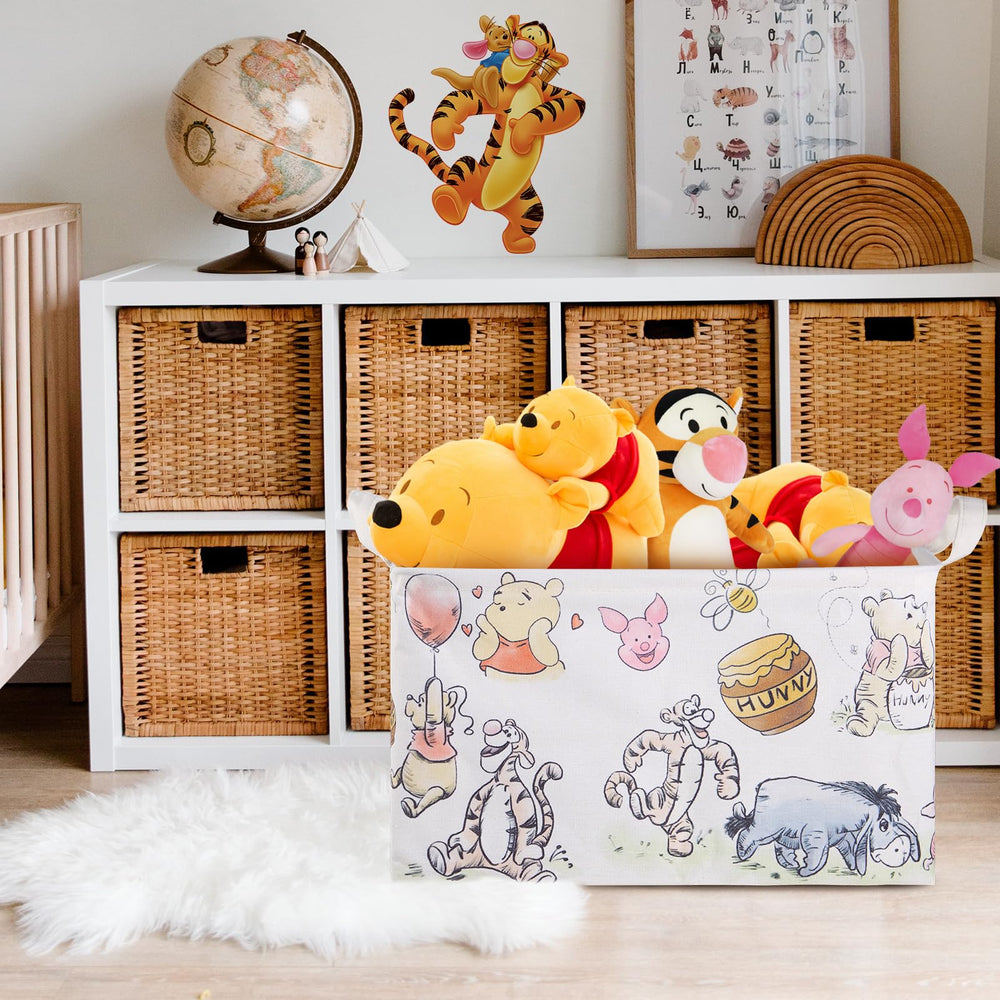 X-SIGA Bear Storage Basket dimensions 40cm diameter by 50cm height.