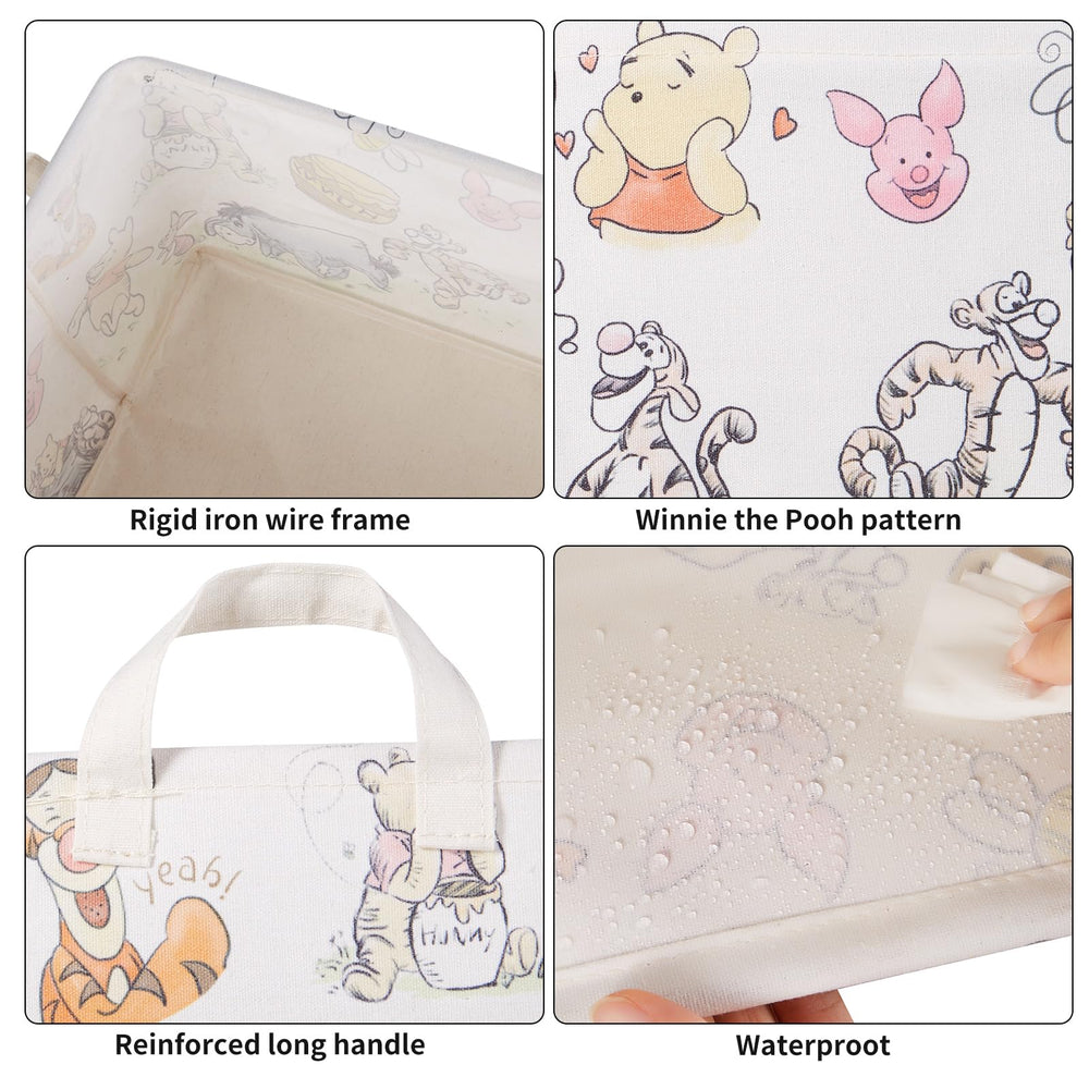 X-SIGA Bear Storage Basket in a nursery as a toy bin.