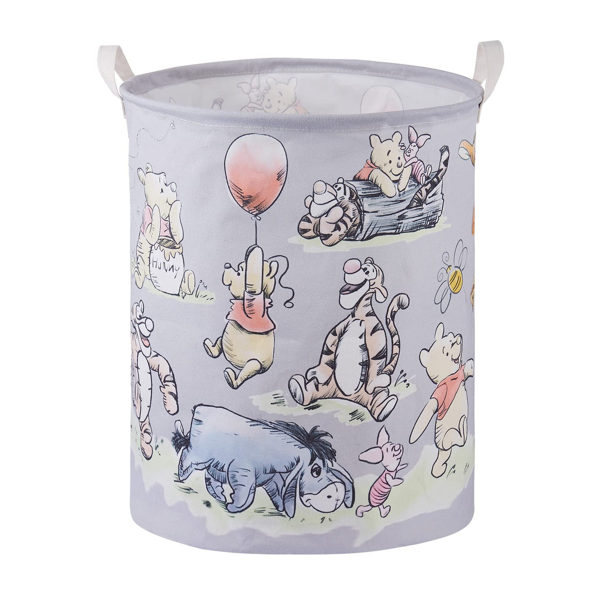 X-SIGA Bear Storage Basket with open mouth ring for easy loading and standing stability.