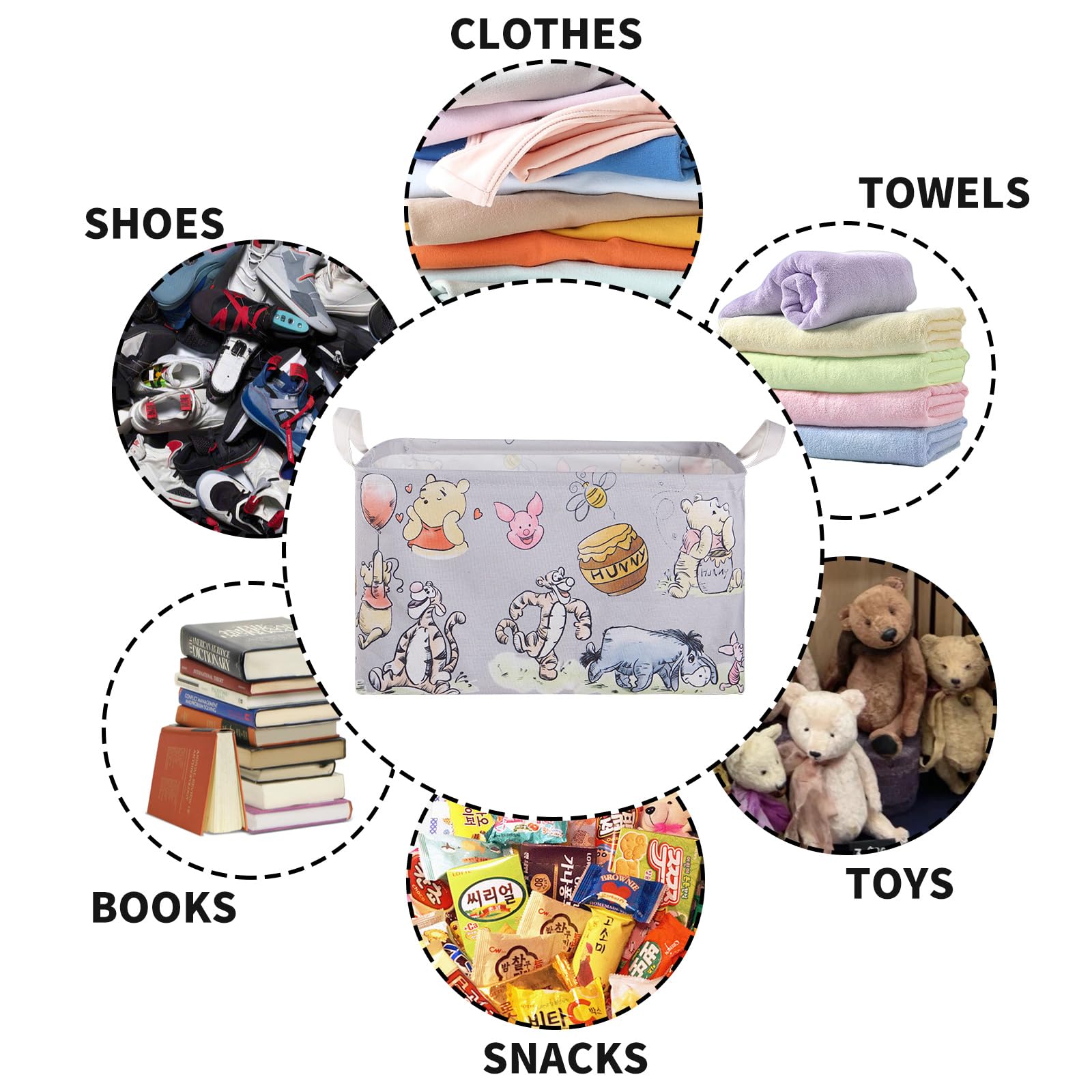 X-SIGA foldable laundry bin saves space when not in use.