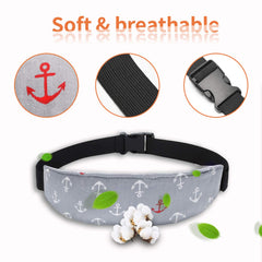 Xthuge car-seat straps pillow support with buckle release for easy transitions