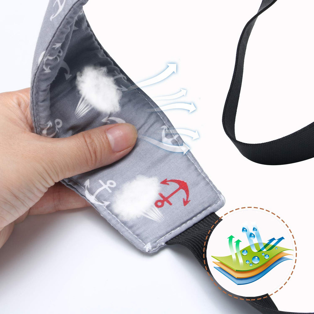 Xthuge stroller neck relief strap in grey unicorn design comforts toddlers