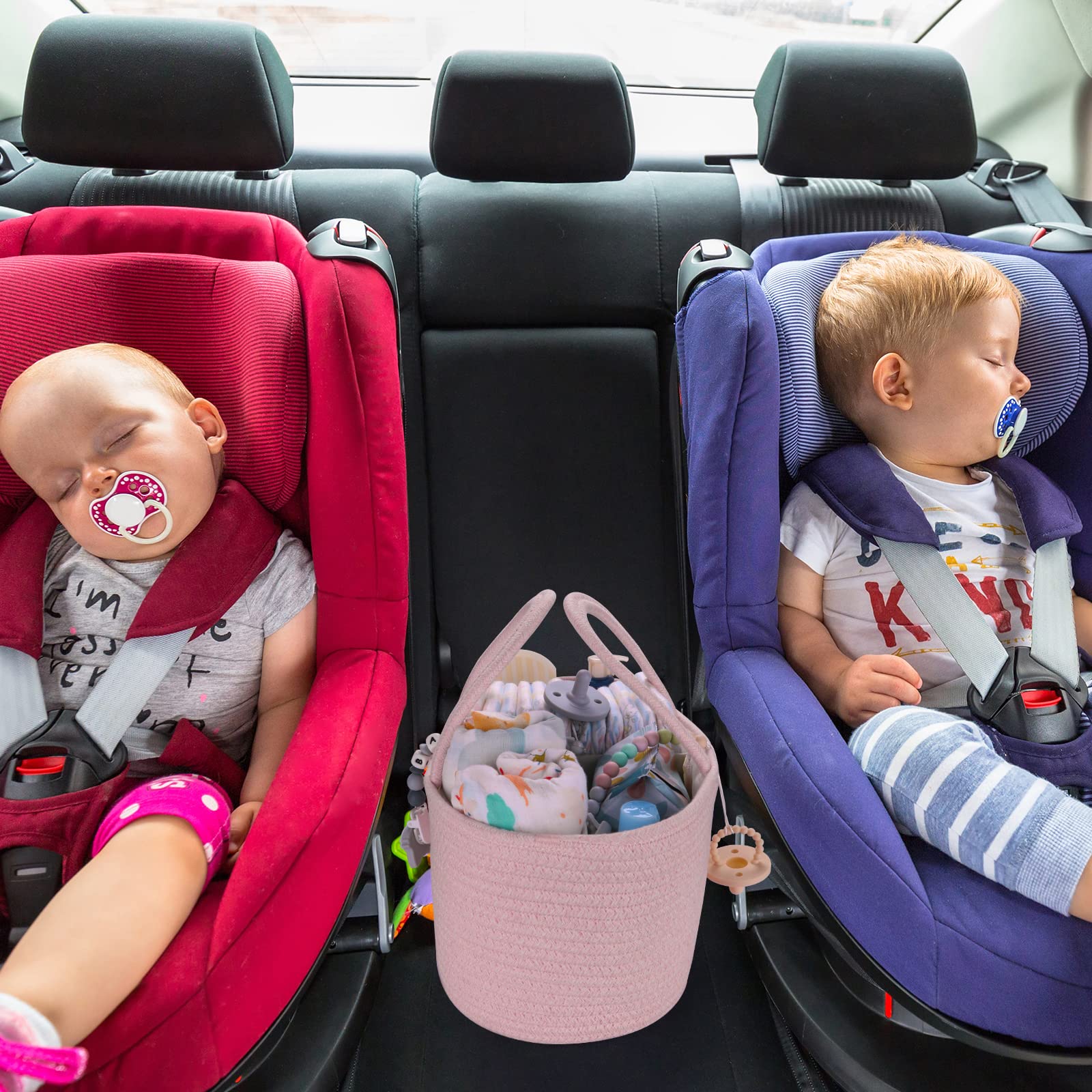 XUANGUO diaper caddy as car travel tote for on-the-go essentials