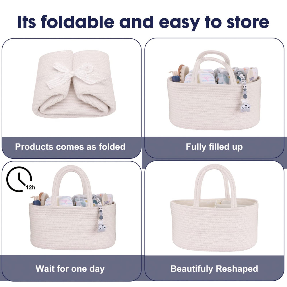 XUANGUO gift idea diaper caddy for newborn essentials.