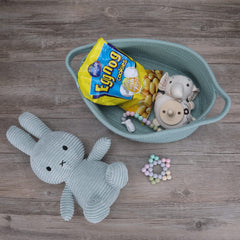 XUANGUO fold-flat basket ready for compact storage anytime.